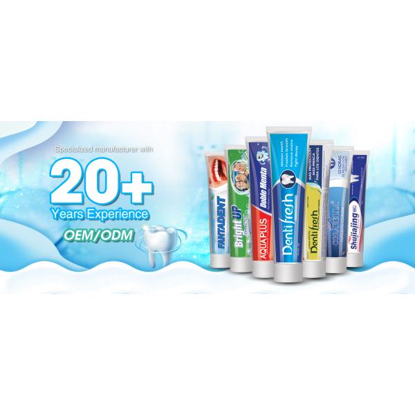 SASO Organic Teeth Whitening Toothpastes Colorful Crystal Anti Cavity