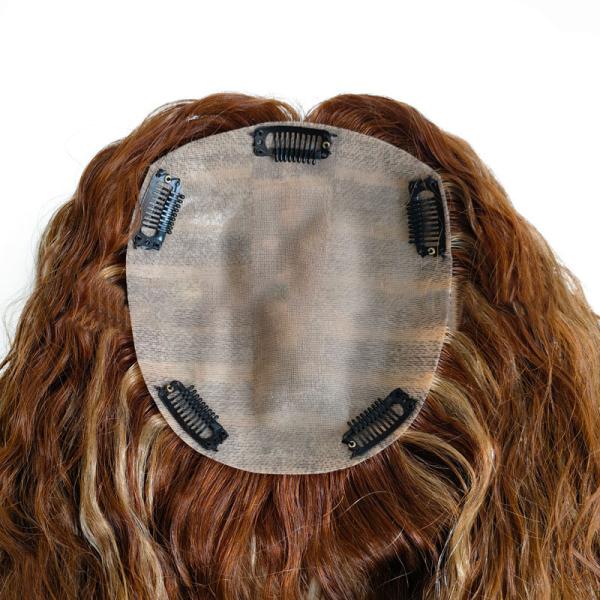 High Density European Free Part Silk Top Base 1B Real Remy Raw Hair Toupee Wig Pieces Toppers for Women