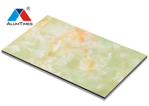 Stone Look Aluminum Composite Panel , Decorative Aluminium Exterior Wall Panels