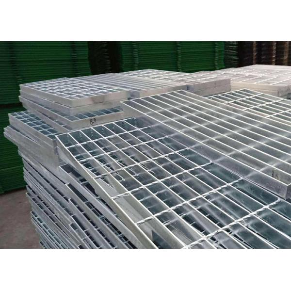 Galvanized Anti Tread Industrial Steel Grating Empty Grid Plate For Petroleum Platform