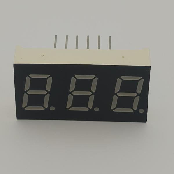 Ultra Brillante Azul 7 Segmento de pantalla LED de 3 dígitos Cátodo común