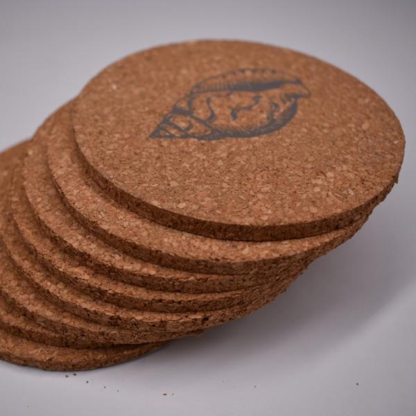 High Density Customized Cork Coaster Heat Resistant Reusable Tea or Coffee Coaster