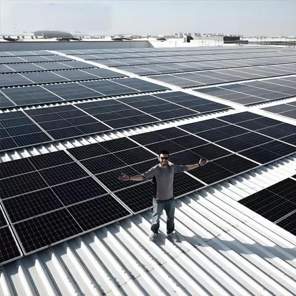 108 Cells White Backsheet Mono-facial Solar Panel 445W 450W 455W for Solar Energy System