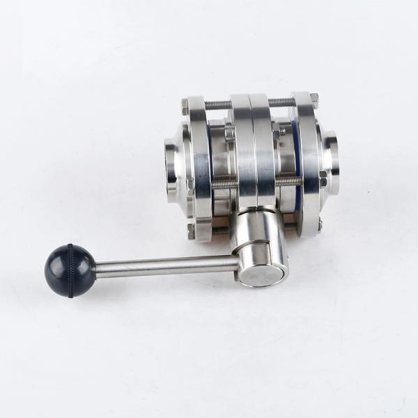 1''-8'' Stainless Steel 301/304/316 Welding Butterfly Valve for Sanitary Flow Control