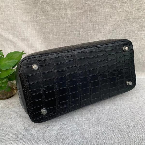 Authentic Crocodile Belly Skin Women Handbag Genuine Alligator Leather Female Scarf Totes Purse Lady Large Shoulder Bag