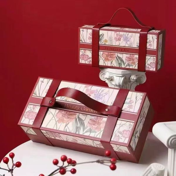 Juego de Cajas de Regalo Florales Premium para Recuerdos de Boda Embalaje de Cajas de Regalo Vacías para Regalos de Dama de Honor Recuerdos de Fiesta