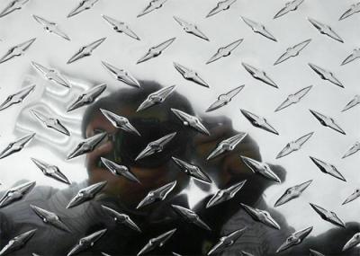 Lightweight Diamond Metal Sheet 6061 T6 Aluminum Plate With 1.6mm - 6.0mm Thickness