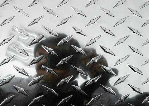 Lightweight Diamond Metal Sheet 6061 T6 Aluminum Plate With 1.6mm - 6.0mm Thickness