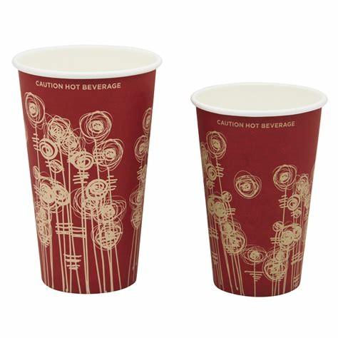 Recycled Vending Paper Cups 7 Oz Food Grade Printing For Beverage / Coffee