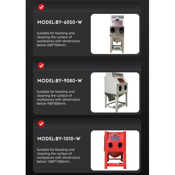 Small Vapour Blasting Machine Wet Sand Blasting Machine