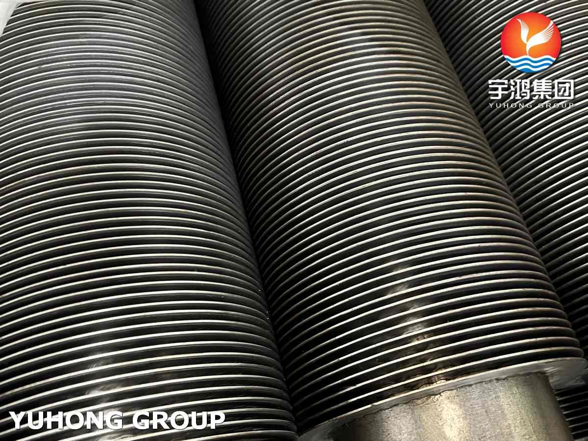 CS Fin Material Welding Fin Tube 0,8 мм до 3,0 мм ASME SA106 Gr B Бесшовная труба с рафинированным