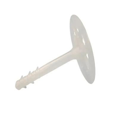 Hammer In Plastic Insulation Nail White Fastener With 50mm Head