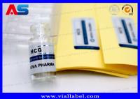 2ml Small Injection Bottle Label , Matt Customized Hcg Vial Label Printing For Pharmaceutical Package