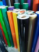 la permanente de las etiquetas engomadas del vinilo del multicolor de 0.08m m pega auto-adhesivo