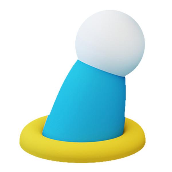 Lâmpada noturna de silicone branco recarregável USB com despertador de pinguim