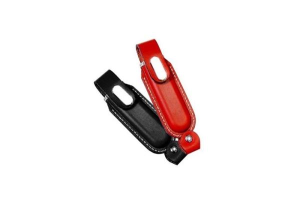 Flip Leather U Disk / Key Chain Flip Leather USB Flash Pen Drive USB2.0 2-128GB