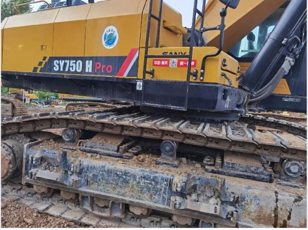 Second-hand SANY750 excavator with low price and excellent quality  Bucket capacity 5.0m3 Machine weight 76000kg