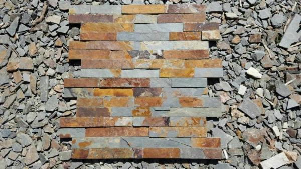 Rusted Slate Culture Stone Flat Face Culture Stone Indoor Outdoor Walls Decoration