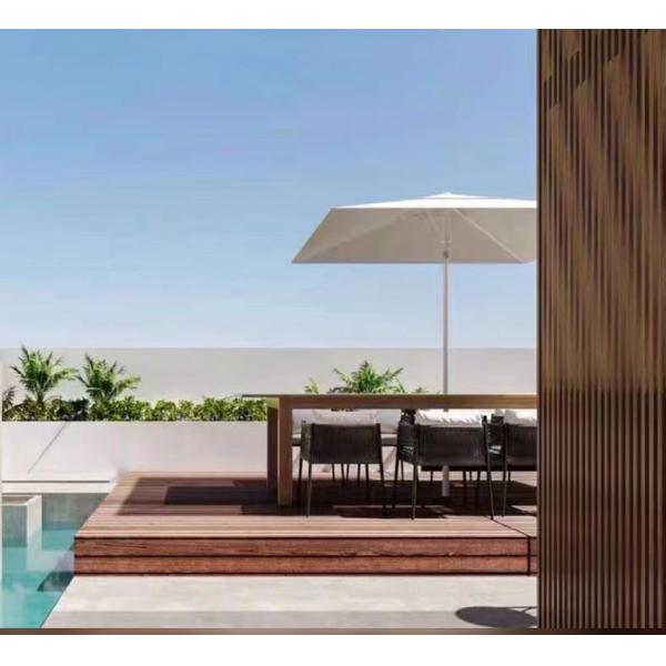 Высококачественный полый забор с коэкструзионной вытяжкой Декоративная деревянная пластиковая композиция Wpc наружная стенная панель облицовка