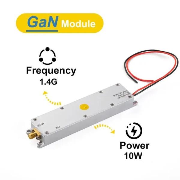 1.4G 10W GaN RF Power Amplifier Module with 40dBm Gain for UAV Countermeasure System
