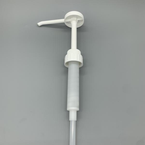 White Food Jam Pump Plastic Coffee Syrup Distributor Pump 30CC 25CC
