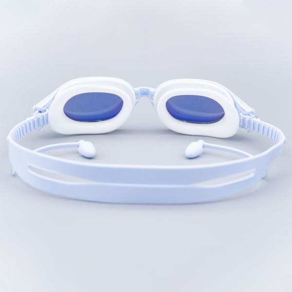 High Definition Electroplated Swimming Goggles Female Swimming Goggles Non Leaking With Gold Lens