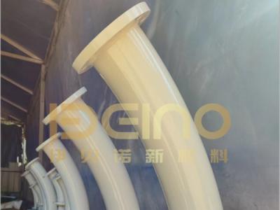 Tubo de cerâmica de alumínio industrial resistente ao desgaste