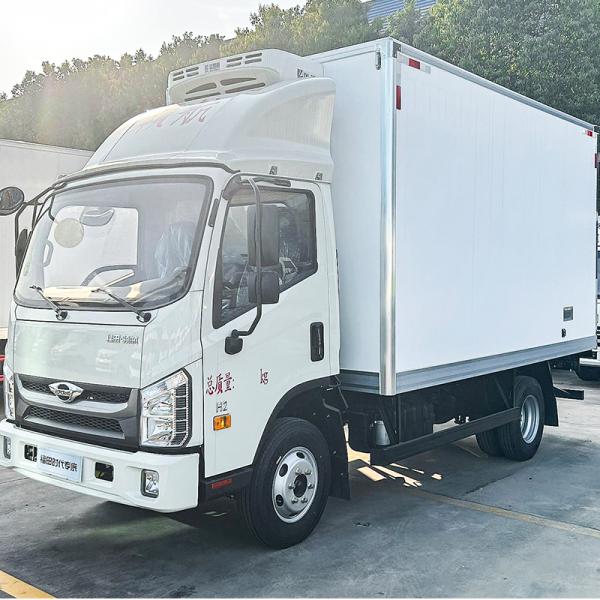 Refrigerated Truck Manual Transmission Temperature Range -18C Reefer Box for Refrigerated Food Fresh Meat and Produce