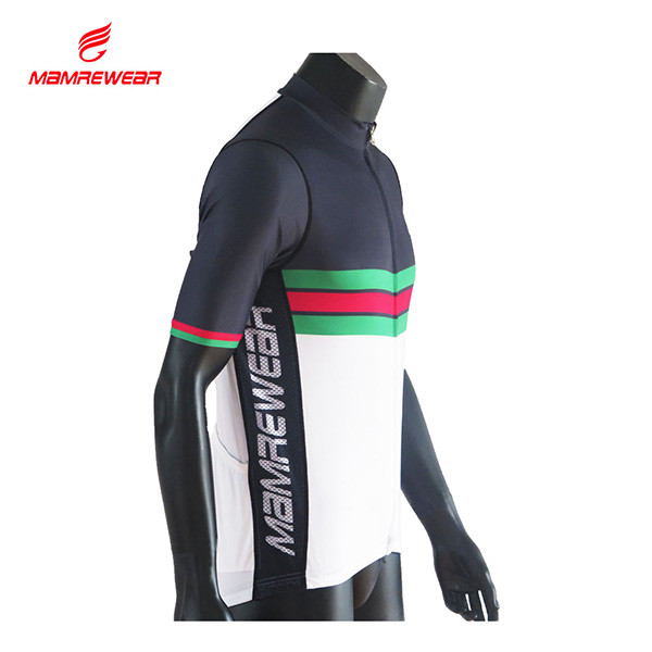 Soft Feel  Race Cut Cycling Jersey , Youth Cycling Jersey Good Elasticity