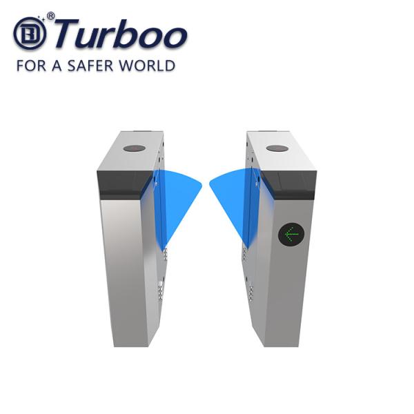 Durable Retractable Flap Barrier Turnstile  D242 Biometric Access Control System