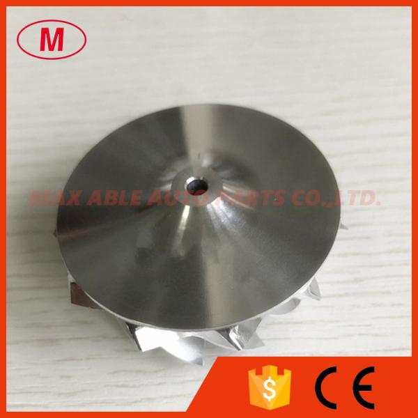 KP39 45.00/55.00mm 11+0 blades Turbo milling/aluminum 2618/billet compressor wheel