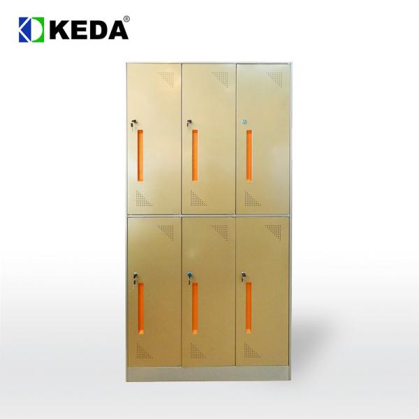Flat Packing 0.157 CBM W900mm Metal Staff Lockers