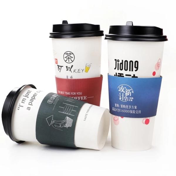 Custom Biodegradable Disposable PLA Hot Coffee Paper Cups Eco-friendly and Affordable