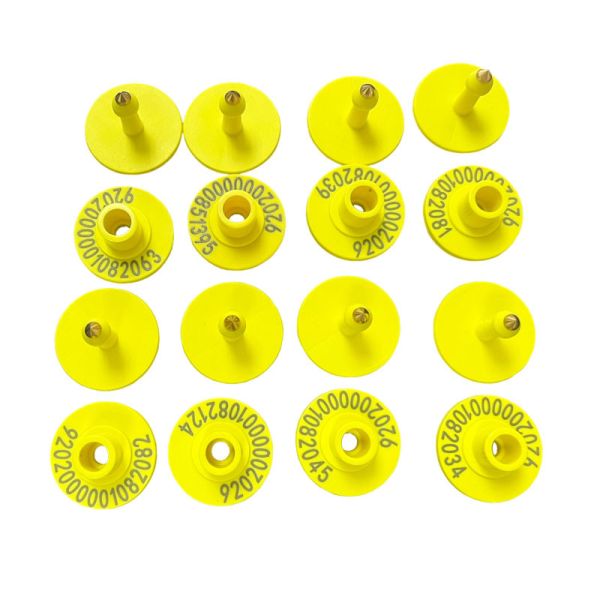 Long Range TPU 860-960Mhz ISO 18000-6C UHF RFID Livestock Ear Tags Cattle Ear tags