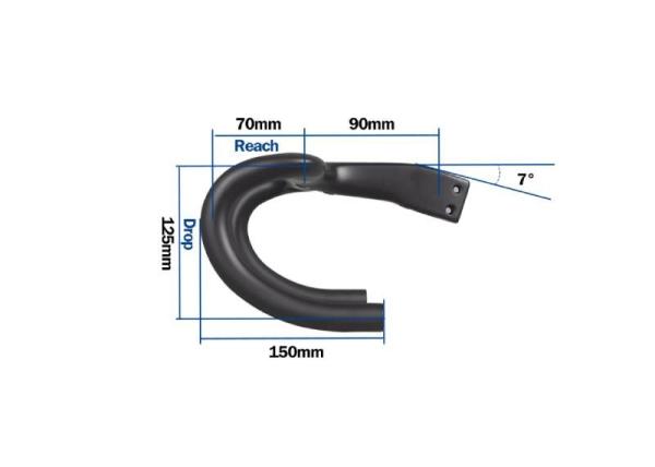 Carbon Aero Road Bike Handlebar Integrated Handlebar For 700c Bike Wheels