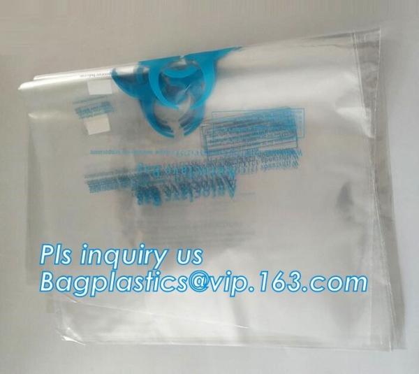 Safe Disposal, biohazard labeling, Autoclavable Bag, Polypropylene, Disposable, clear transparent Disposal sack