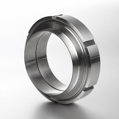 Fittings de tubos 304 personalizáveis, sanitários SMS Union Fittings para máquina CNC