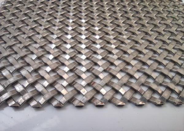 Red Copper Square Hole W1000mm L2000mm Decorative Metal Mesh For Home
