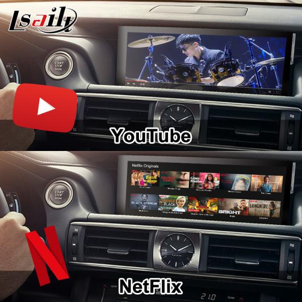 Android 9,0 PX6 Lexus Android Screen Lsailt With Google Map YouTube Netflix