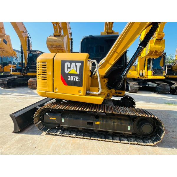 0.33 CBM CAT 307E2 Подержанная гусеничная экскаватор Япония Сделана Подержанная Crawler экскаватор 7 тонн Строительная техника