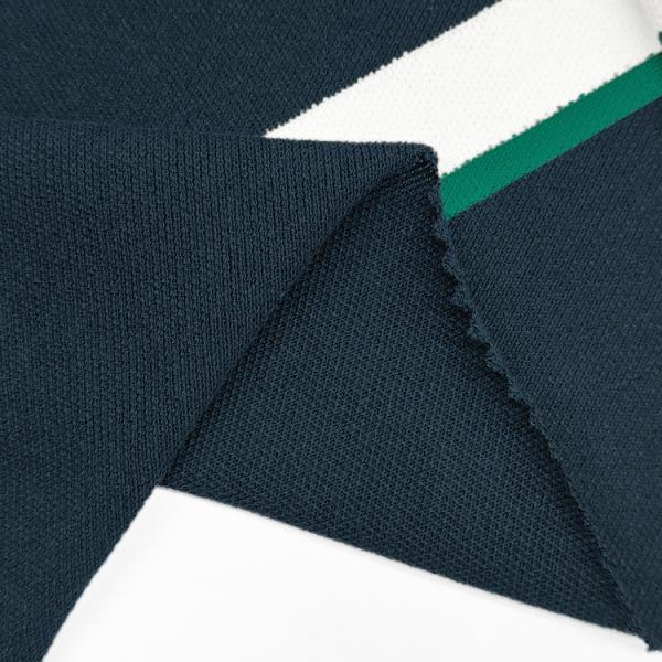 Custom Striped Knitting Fabric for Fashion Dress, China Supplier Sustainable Stripe Pique Fabric for Garment/