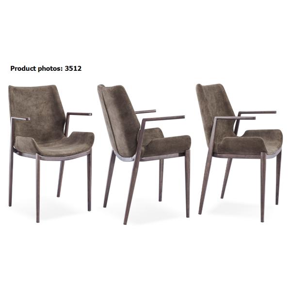 Metal Wood Frame 8.5KG 62cm Restaurant Dining Chair