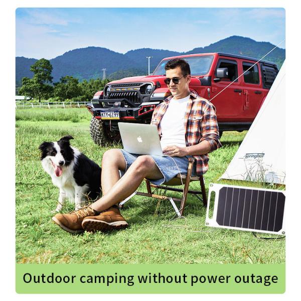 Preto / Camuflagem OEM Color Mini Painel Solar com Carregador USB e Regulador TUV aprovado