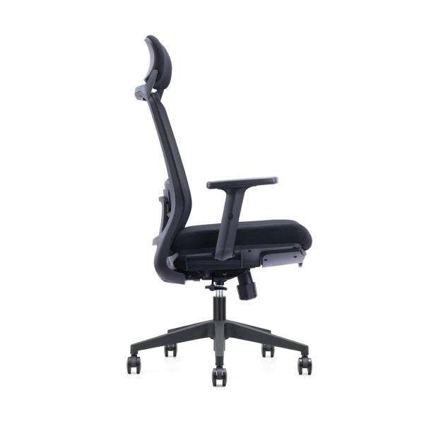2D Armrest Ergonomic Luxury Office Chair with Height Adjustable and Office Boss Lift