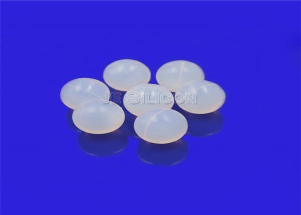 Heat Resistant Molded Silicone Parts Customized , Solid Silicone Rubber Ball
