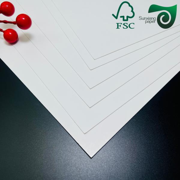 FSC 170gm 190gm SBS Carton de papier C1S une face blanche revêtue 70cm 100cm Pour les boîtes d'emballage