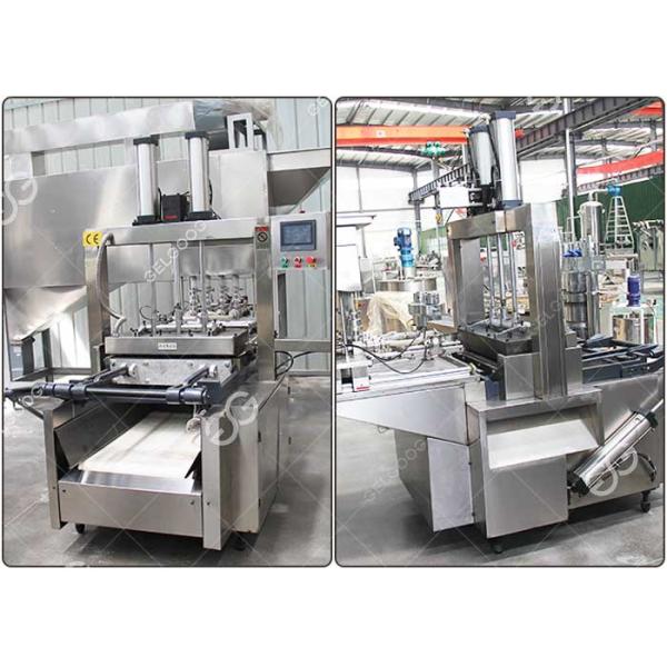 Stainless Steel Cone Baker Machine , Commercial Wafer Cone Maker 23KW Power