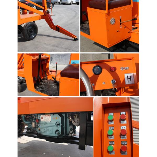 Diesel Power Self Propelled Crank Arm Lift with 10m Platform Height