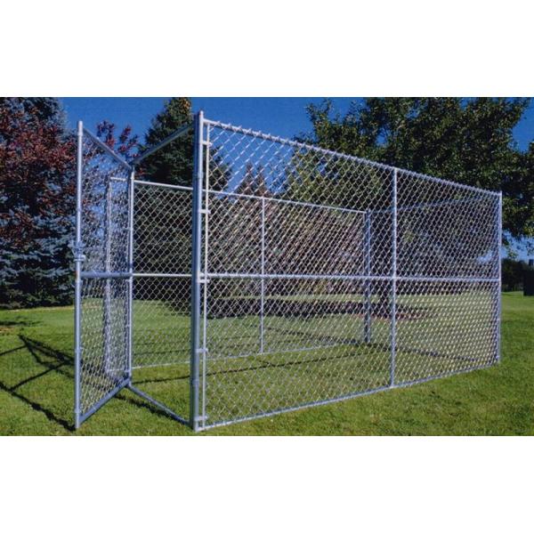 1.8mx2mx3m  OD32mm pre-galvanized tube mesh 50mm x 50mm chain link dog kennel