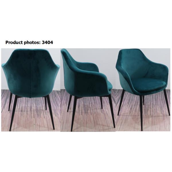 Highly Adaptable 62x72x80cm Metal Restaurant Chairs